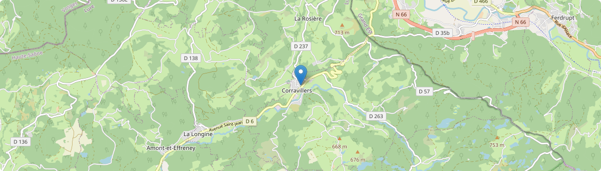 Corravillers - Carte