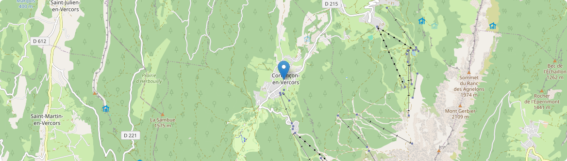 Corrençon-en-Vercors - Carte