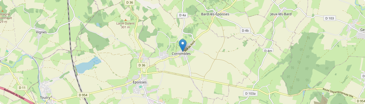 Corrombles - Carte