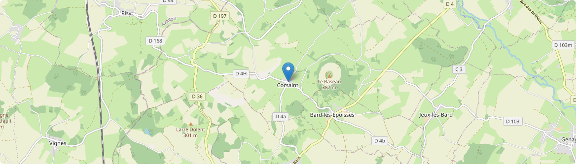 Corsaint - Carte