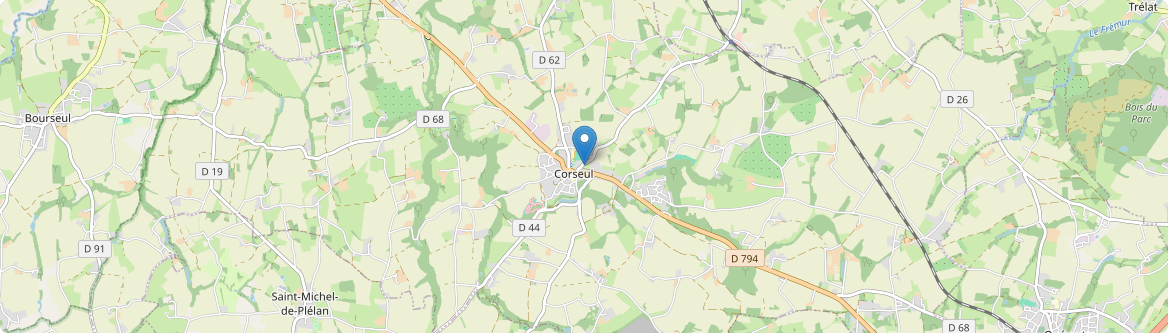 Corseul - Carte