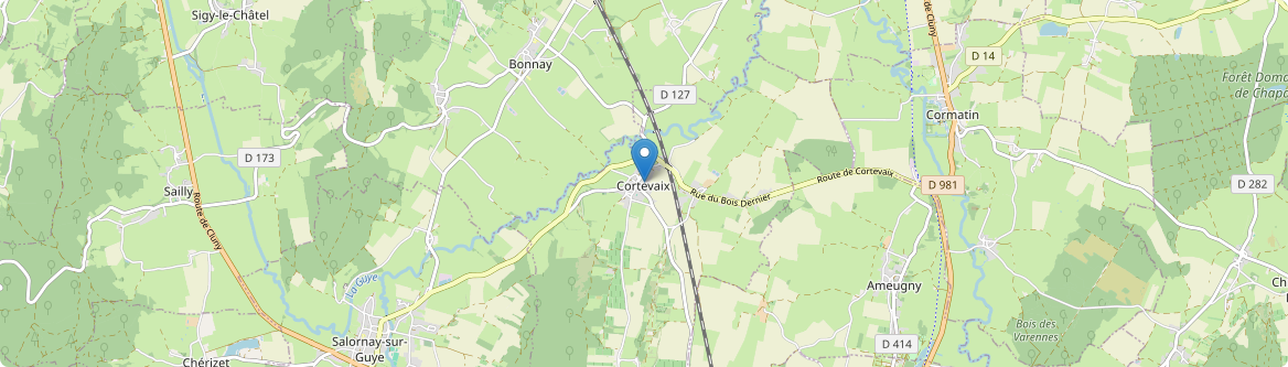 Cortevaix - Carte