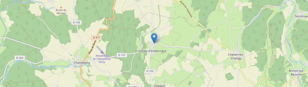 Corvol-d'Embernard - Carte