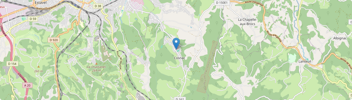 Cosnac - Carte