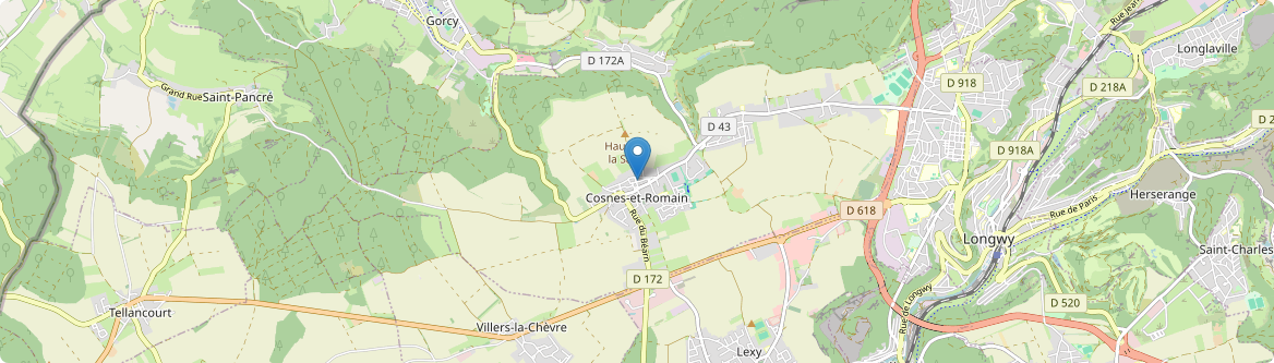 Cosnes-et-Romain - Carte