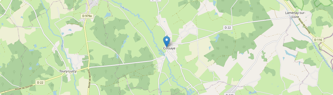 Cossaye - Carte