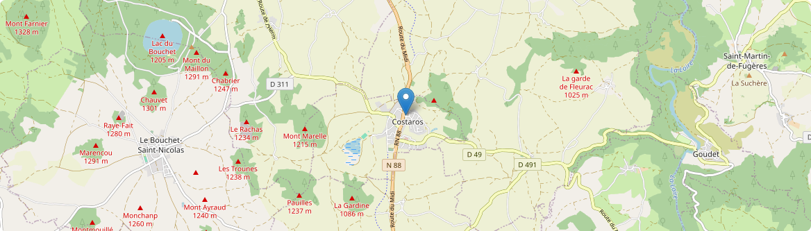Costaros - Carte