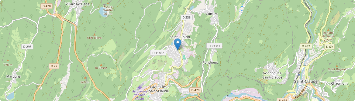 Coteaux du Lizon - Carte