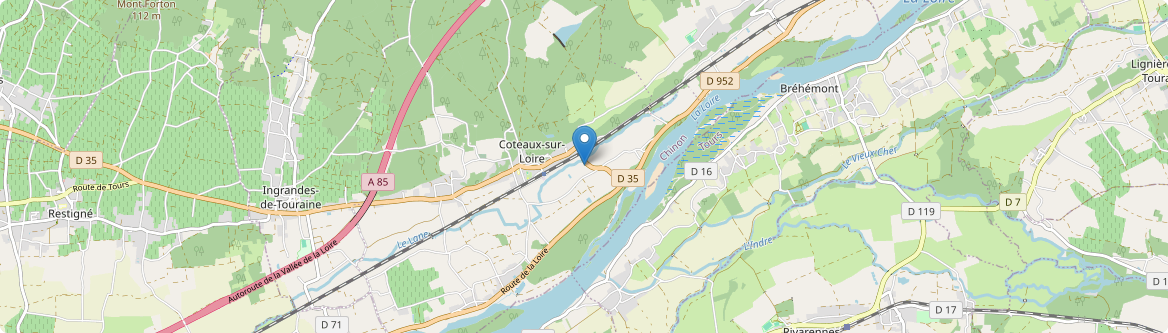 Coteaux-sur-Loire - Carte