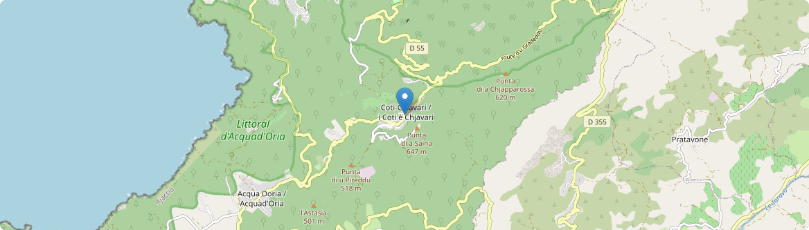 Coti-Chiavari - Carte