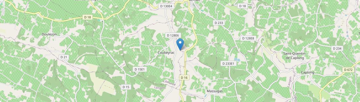 Coubeyrac - Carte
