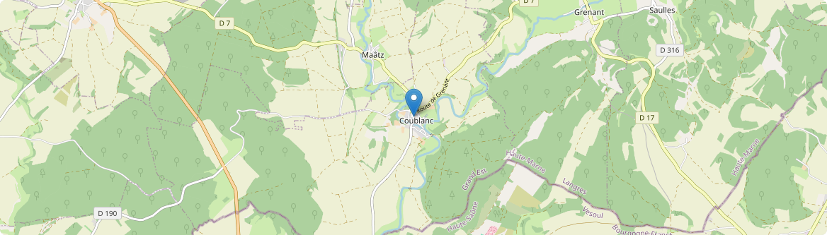 Coublanc - Carte