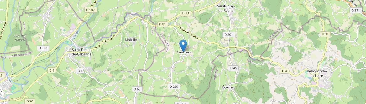 Coublanc - Carte