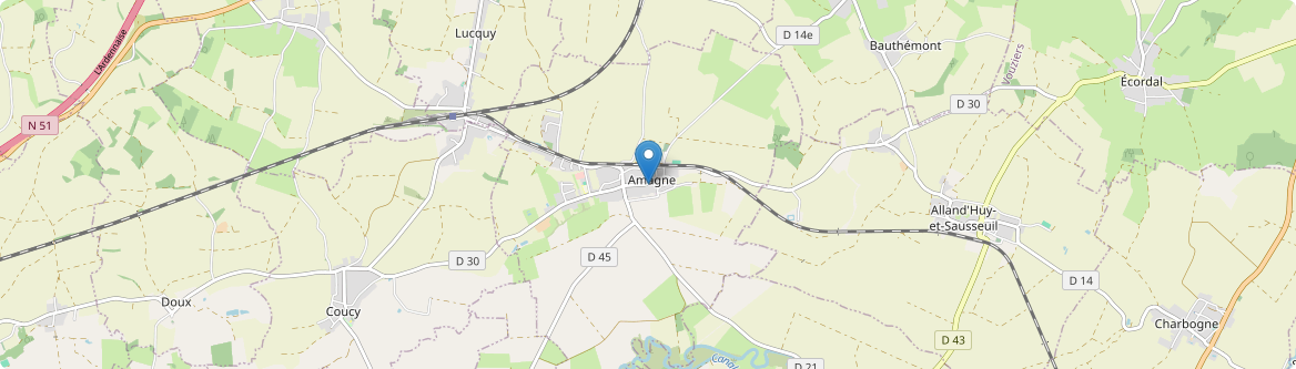 Coucy - Carte