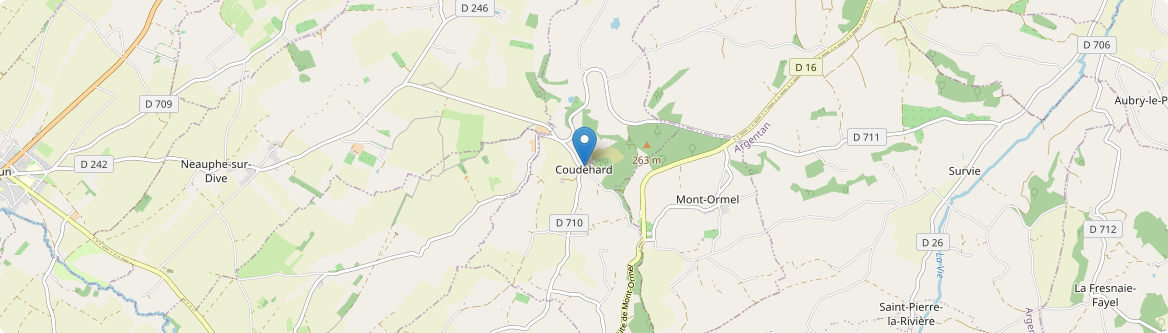 Coudehard - Carte