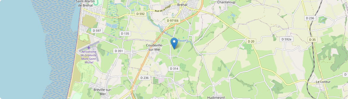 Coudeville-sur-Mer - Carte