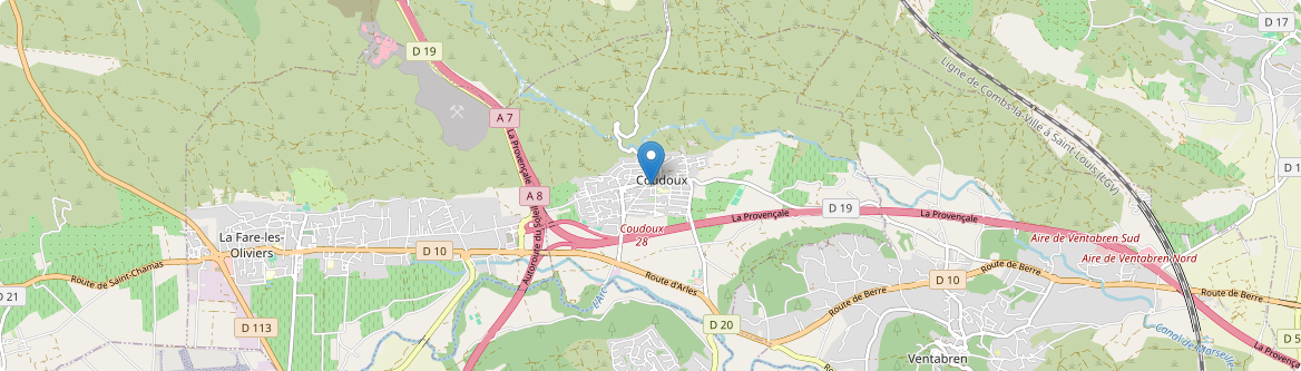 Coudoux - Carte