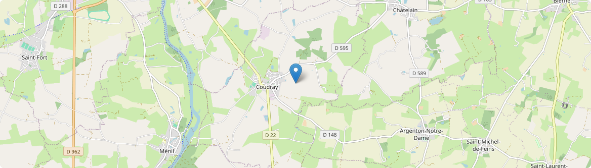 Coudray - Carte