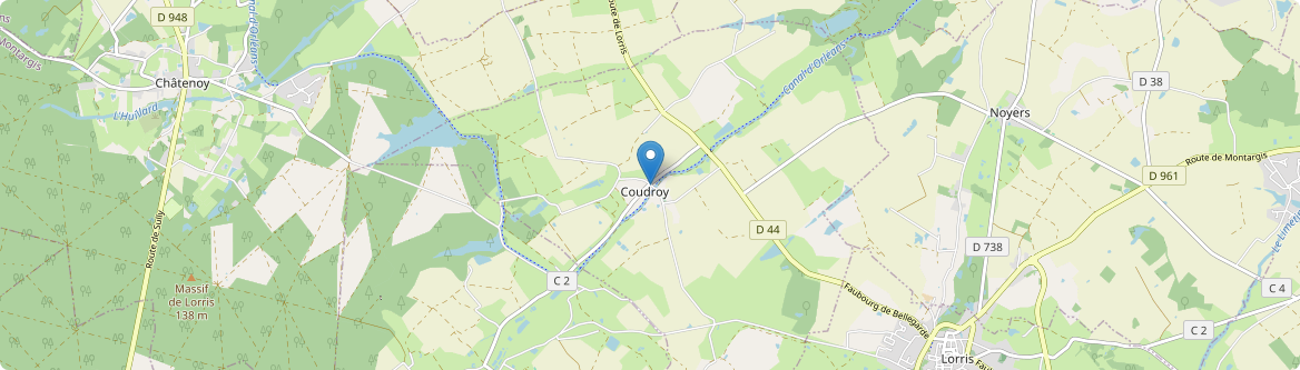 Coudroy - Carte