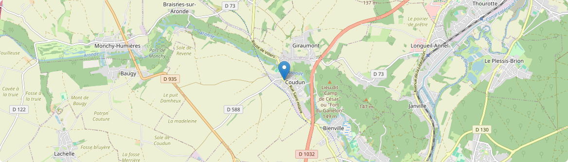 Coudun - Carte