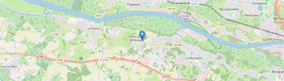 Couëron - Carte