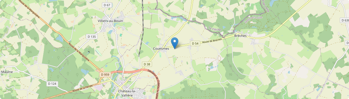 Couesmes - Carte
