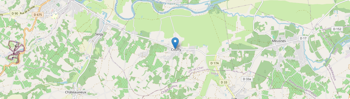 Couffy - Carte
