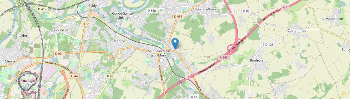 Couilly-Pont-aux-Dames - Carte