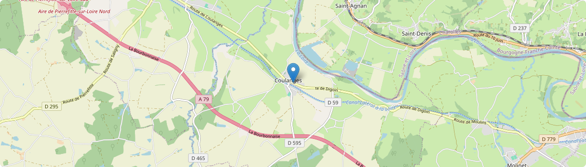 Coulanges - Carte