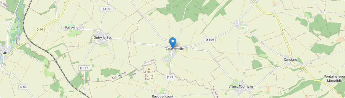 Coullemelle - Carte