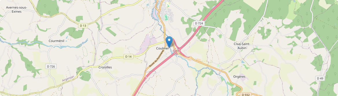 Coulmer - Carte
