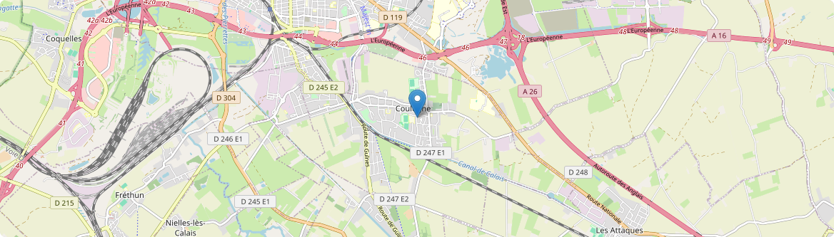 Coulogne - Carte