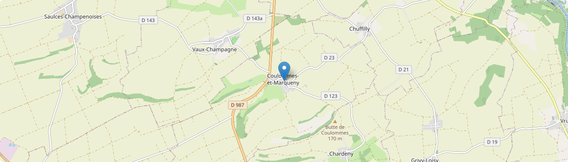 Coulommes-et-Marqueny - Carte