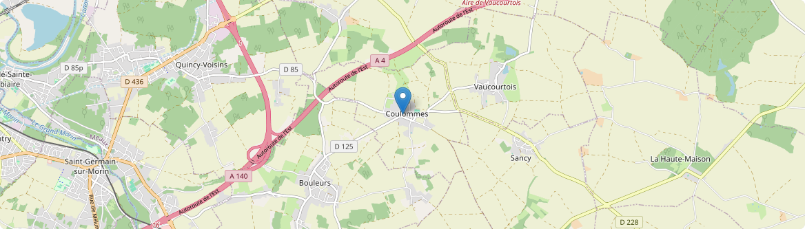 Coulommes - Carte