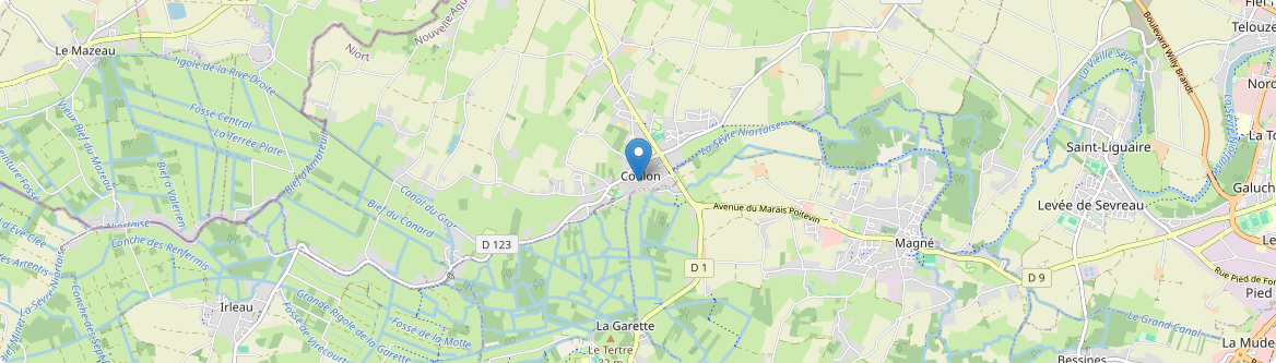 Coulon - Carte