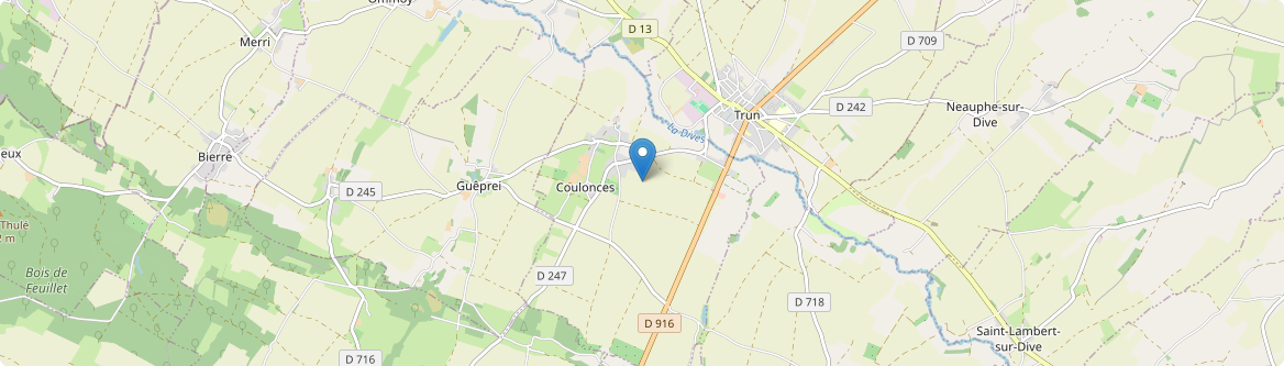 Coulonces - Carte