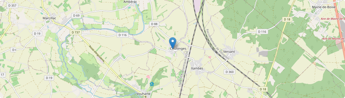 Coulonges - Carte