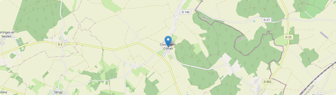 Coulonges-Cohan - Carte