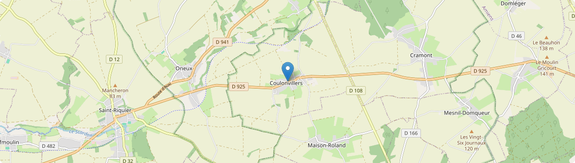 Coulonvillers - Carte