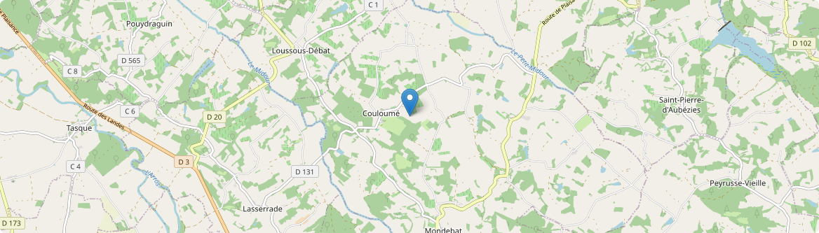 Couloumé-Mondebat - Carte