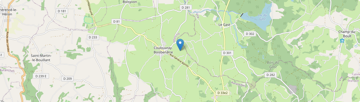 Coulouvray-Boisbenâtre - Carte