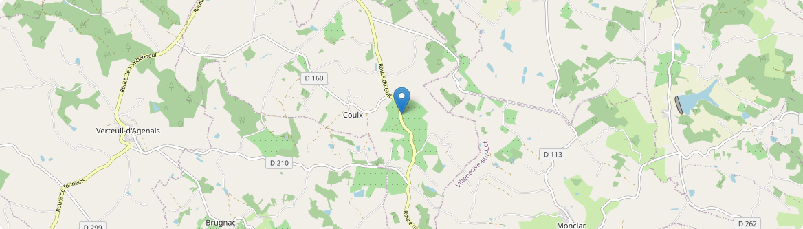 Coulx - Carte