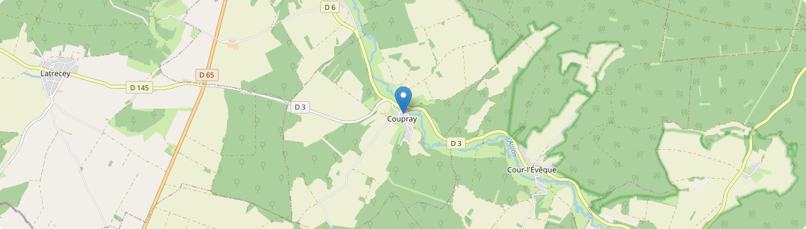 Coupray - Carte
