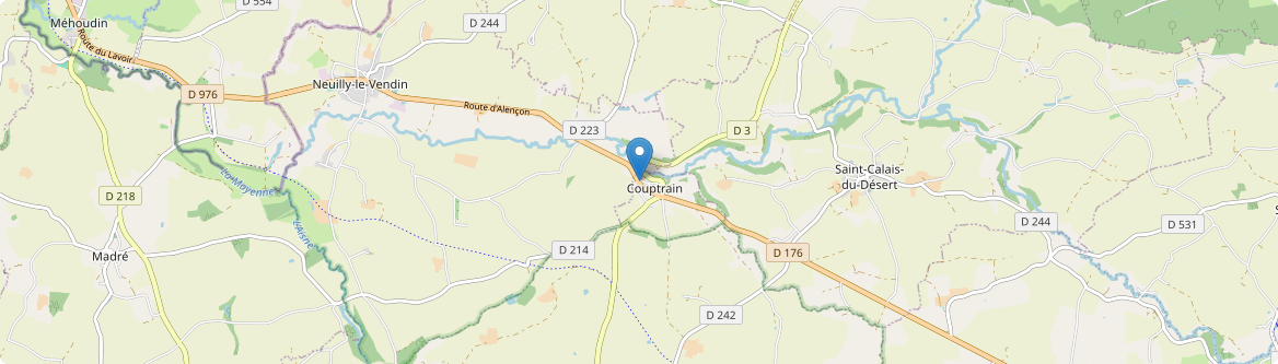 Couptrain - Carte