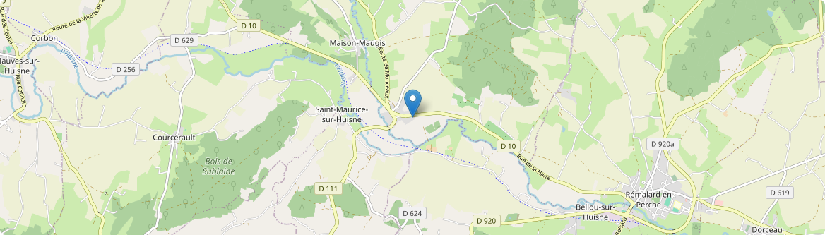 Cour-Maugis sur Huisne - Carte