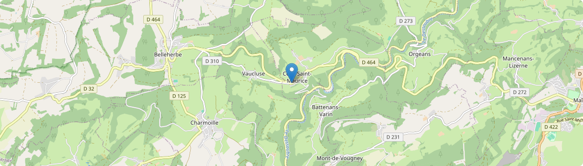 Cour-Saint-Maurice - Carte