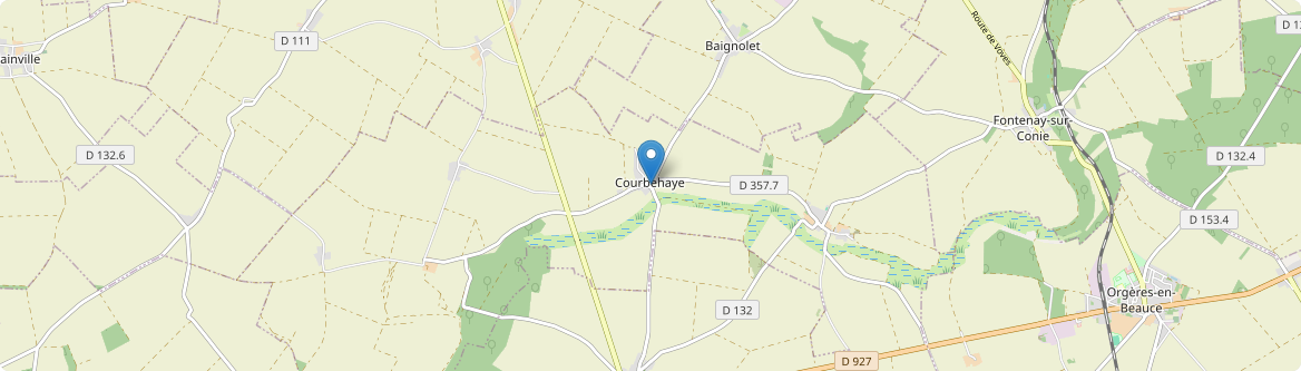 Courbehaye - Carte