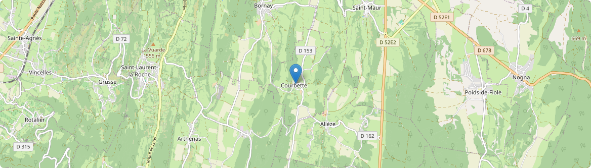 Courbette - Carte