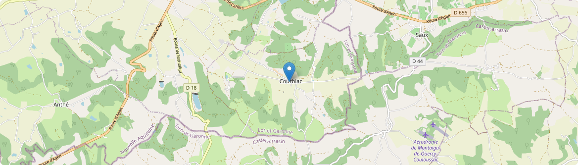 Courbiac - Carte