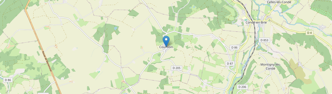 Courboin - Carte